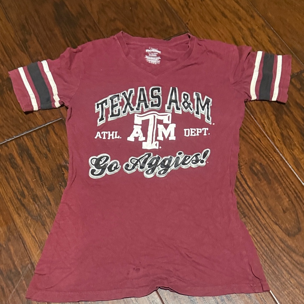 Texas A&M Women's Fitted Short Sleeve Tee - Maroon